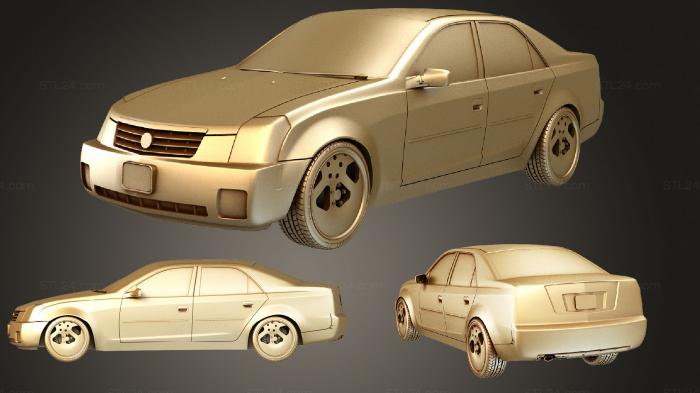 Vehicles (Cadillac CTS (2), CARS_0957) 3D models for cnc